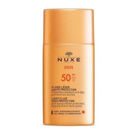 Nuxe Sun fluido ligero alta protección SPF 50+ 50 ml